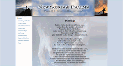 Desktop Screenshot of newsongsandpsalms.com